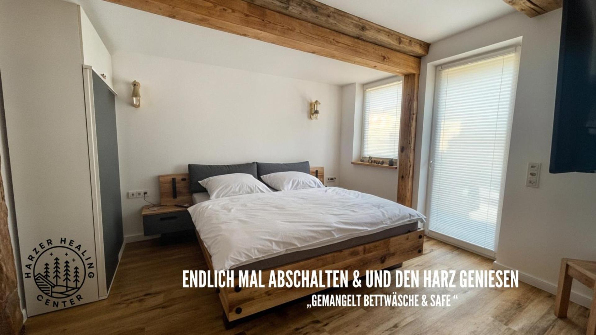 Harzer Healing Center 2024 Gemuetliche Landhauswohnung Mit Fussbodenheizung,Xxl Kochinsel,Xxl Regenduschen,Modern,Hochwertig,Persoenlich,Vollausgestattet Elbingerode  Exterior photo